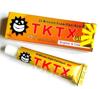 Крем охлаждающий первичный "TKTX Gold by TattooNumb 45%" 10 гр