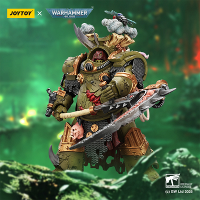 Терминатор Савана Смерти (Warhammer 40K) - КОЛЛЕКЦИОННАЯ ФИГУРКА 1/18 Death Guard Deathshroud Terminator 1 (JT02588) - JOYTOY
