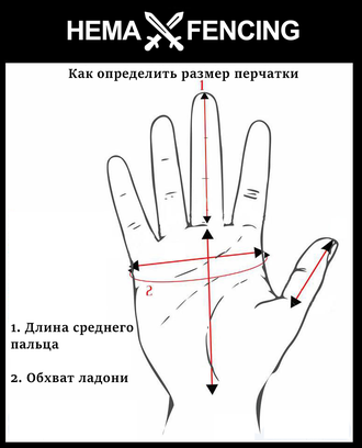 Выбор перчатки для фехтования