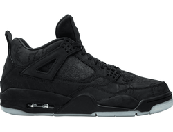 Nike Air Jordan Retro 4 Kaws Black фото