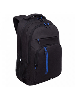 Рюкзак школьный GRIZZLY RU-336-1 черный синий