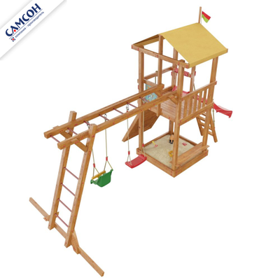 ДЕТСКАЯ ДЕРЕВЯННАЯ ИГРОВАЯ ПЛОЩАДКА САМСОН МАДАГАСКАР в Воронеже