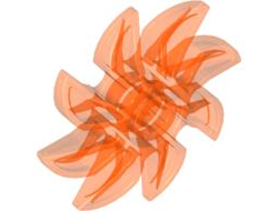 Propeller 8 Blade 5 Diameter, Trans-Orange (41530 / 6127432)
