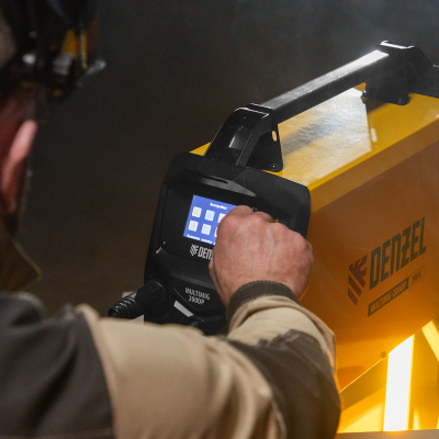 Аппарат инвертор. полуавтомат. сварки MultiMIG-200DP Synergy Double Pulse, 200 А, ПВ 80% Denzel