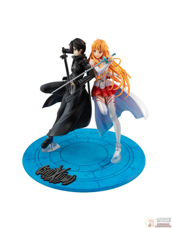 Фигурка 1/7 Асуна и Кирито (Asuna, Kirito SAO 10th Anniversary)