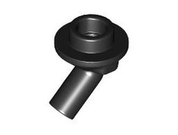 Bar   1L with Angled Hollow Stud, Black (65578 6443416 6510193)