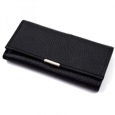 Ключница с кошельком под наклейку логотипа авто. Чёрный