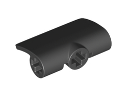 Technic, Panel Curved 2 x 3 x 1, Black (71682 / 6331026)