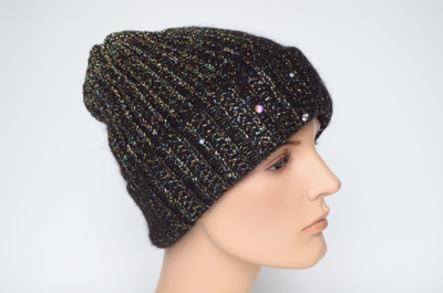 головной убор со стразами Сваровски Vizio Италия