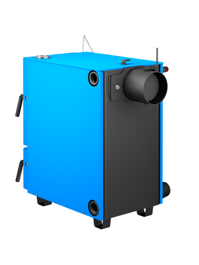 Напольный твердотопливный котел Кобальт 35