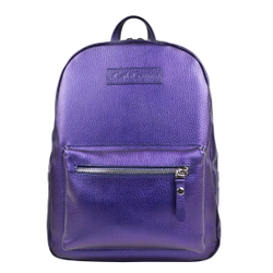 Женский кожаный рюкзак Anzolla Premium blue chameleon 
(арт. 3040-58)