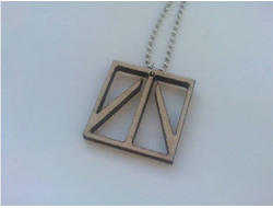 Кулон "Слот" дерево