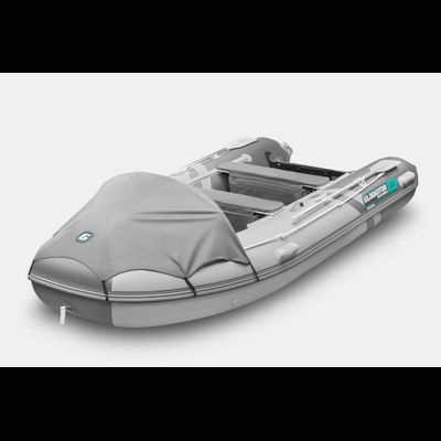 Моторная лодка GLADIATOR E380PRO светло-темносерый