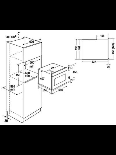 Встраиваемая микроволновая печь Kuppersbusch CM 6330.0 S9 Shade of Grey