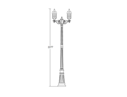 Светильники садово-парковые серии Cadiz -2 (193см)