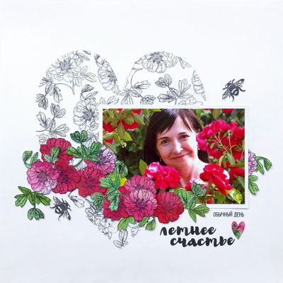 ФП штамп "Древовидный пион"