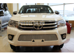 Защита радиатора Toyota Hilux 2011-2015 chrome PREMIUM