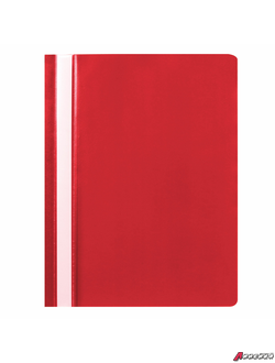 Скоросшиватель пластиковый STAFF, А4, 100/120 мкм, красный. 225729