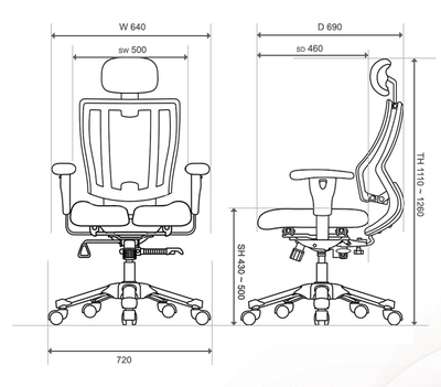 Кресло ортопедическое URUUS