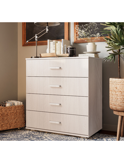 Белла КМ-02 комод Ясень белый