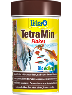 Корм для рыб в виде хлопьев Tetra Min 100 мл