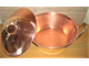 Медный таз с крышкой CopperCrafts Португалия арт.1438