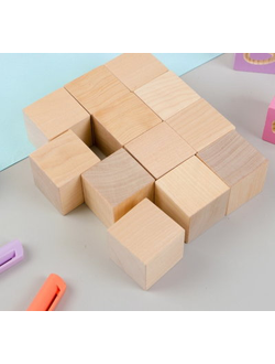 Кубики Неокрашенные