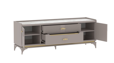 Сиде Тумба ТВ (мдф) (Мокко), Ш1600хВ582хГ447 мм