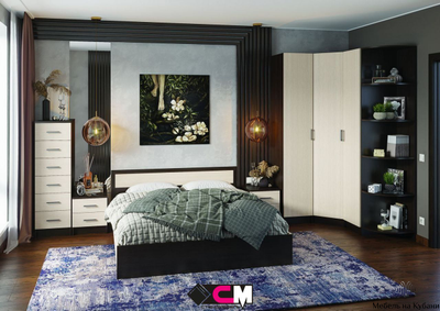 Гармония ПН 601 М Шкаф-пенал Крафт белый/Крафт серый