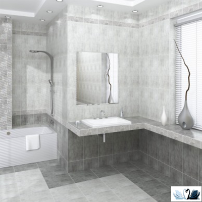 Плитка настенная Belani Амалфи светло-серый 30х60 см Береза керамика