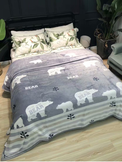 Плед CRISTELLE "Flamenco" евро 200x220 CFR2022-04