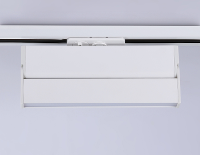 Трековый однофазный светодиодный светильник GL 6806 WH белый LED 12W 4200K 230*22*87