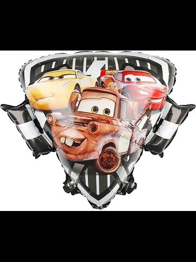 Фольгированная фигура "Тачки Герб Радиатор-Спрингс" 56см