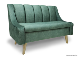 Кухонный ДИВАН в скандинавском стиле "ФОРУМ-12", Зеленый