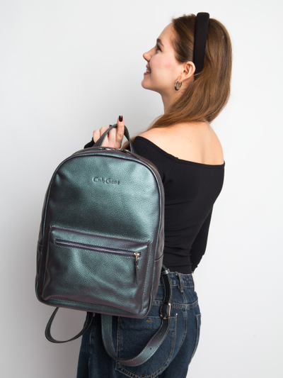 Женский кожаный рюкзак Albiate Premium northern lights 
(арт. 3103-57)