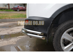 Защита заднего бампера угловая d60/42 для Toyota RAV4 2013-2015