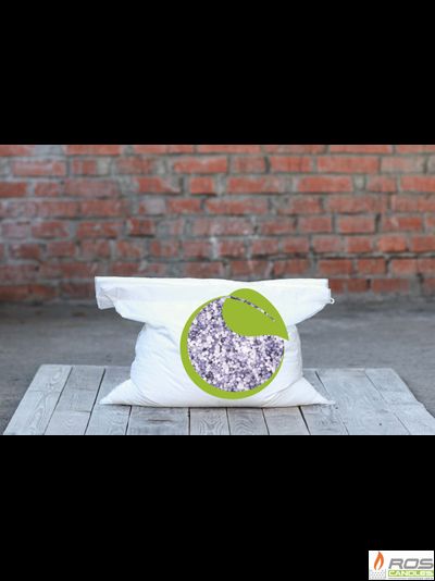 Насыпные свечи RosCandles цветной микс: белые "Бизнес" + серые "Серый" - мешок 10 кг