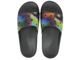 CROCS CLASSIC SLIDE TIE-DYE GRAPHICS ЧЕРНЫЕ