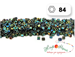 TOHO HEXAGON 84 Metallic Iris - Green/Brown