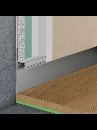 Теневой плинтус скрытого монтажа Pro Design 7209 Анодированный