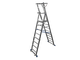 Телескопическая лестница-платформа Krause STABILO