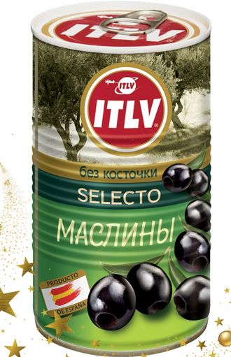 Маслины без косточки ITLV SELECTO 370мл