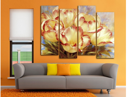 Модульная картина "Желтое забвение"