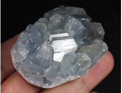 Целестин голубой, друза кристаллов, Мадагаскар (54*40*33 мм, 135 г) №37786