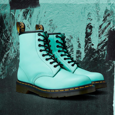 Обувь Dr Martens 1460 Smooth Peppermint Mono голубые