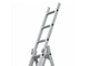 Лестница алюминиевая трёхсекционная 9 ступеней, SMARTY/SN011-309