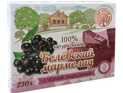 Мармелад "Чёрная смородина", без сахара, 230г (Давыдово)