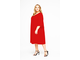 Женское платье свободного силуэта Арт. 1620404 (Цвет красный) Размеры 52-78