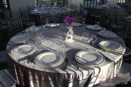 Лёгкое украшение столов на корпоративные события