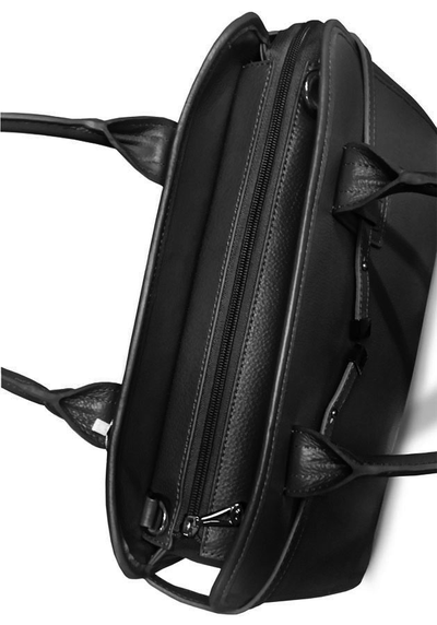 (АРТИКУЛ: 9811/1/13) СУМКА ЖЕНСКАЯ, СРЕДНЕГО РАЗМЕРА, НАТУРАЛЬНАЯ КОЖА, ЧЕРНАЯ, С ПЛЕЧЕВЫМ РЕМНЕМ